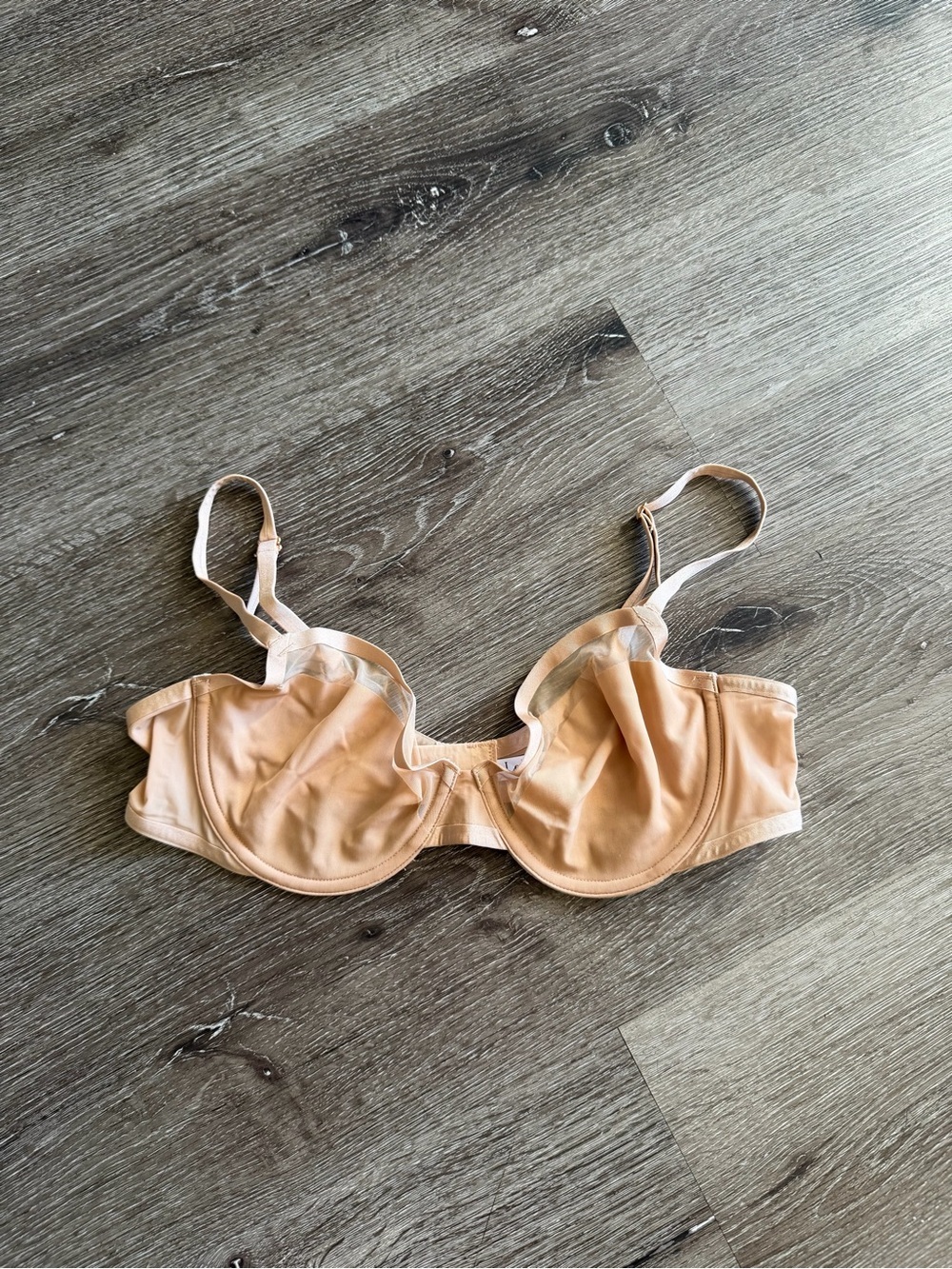 Le Mystere Sheer Trim Nude Underwire Bra